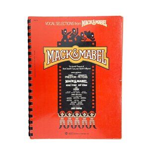 Vintage Vocal Selections Mack Mabel Musical Sheet Music Songbook 1974 Bernadette